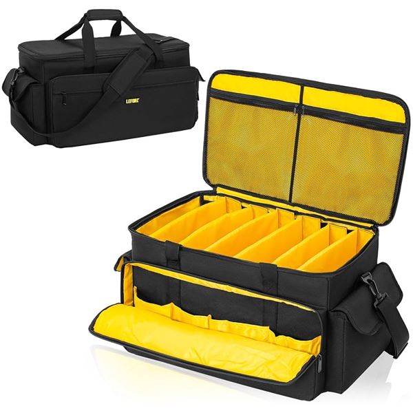 BRAND NEW LARGE DJ CABLE FILE GIG BAG ORGANIZER