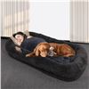 Image 1 : NEW LARGE DOG BED FOR HUMAN FOLDABLE 73 X 47 X 12"