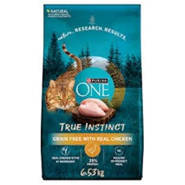 NEW 6.53KG PURINA TRUE INSTINCT ADULT CAT FOOD
