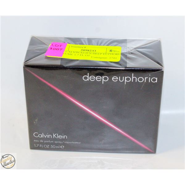 NEW CALVIN KLIEN DEEP EUPHORIA PURFUME 1.7 FL OZ