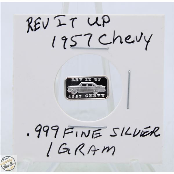 #3188-.999 FINE SILVER 1 GRAM TOKEN WITH