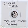 Image 1 : #3187-.999 FINE SILVER 1 GRAM TOKEN WITH