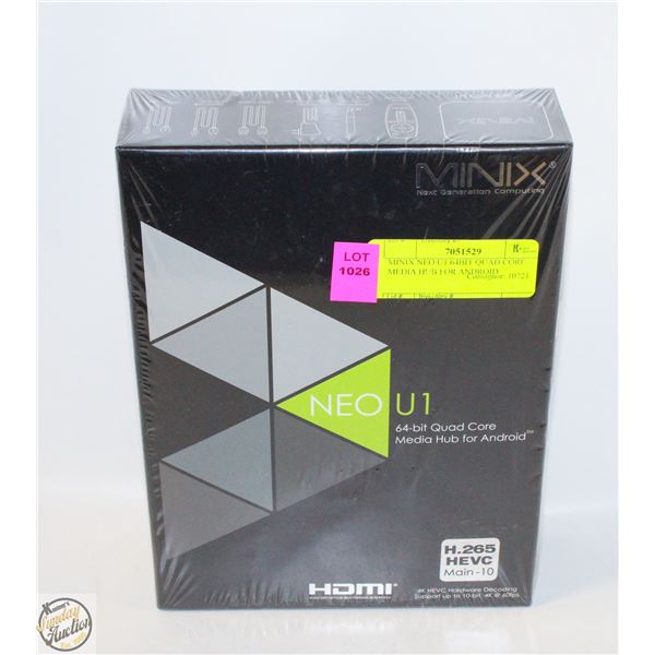 MINIX NEO U1 64BIT QUAD CORE MEDIA HUB FOR ANDROID