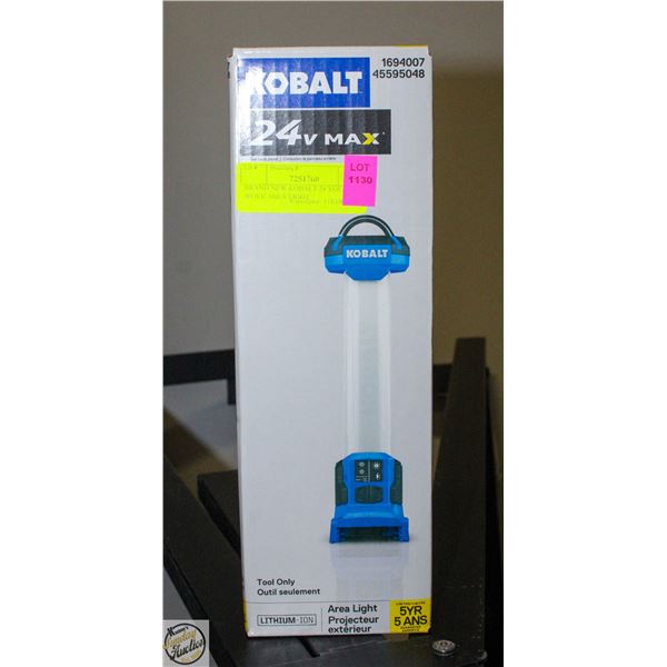 BRAND NEW KOBALT 24 VOLT WORK AREA LIGHT
