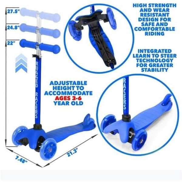 NEW ASSEMBLED DADDY CHILD 3 WHEEL SCOOTER
