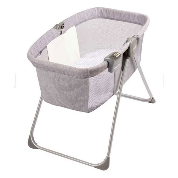 NEW ASSEMBLED EVENFLO BASSINET W/MUSIC MODULE