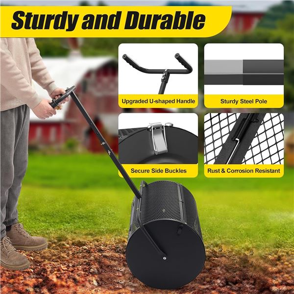 NEW ASSEMBLED COMPOST SPREADER