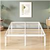 Image 1 : NEW ASSEMBLED WHITE QUEEN SIZE BEDFRAME