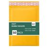 Image 1 : NEW PACKAGEZOOM 50PK KRAFT BUBBLE MAILERS 7.25X12"