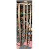 Image 1 : METAL+TEMPERED GLASS ETAGERE 5 TIER SHELF