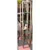 Image 1 : METAL+TEMPERED GLASS ETAGERE 5 TIER SHELF