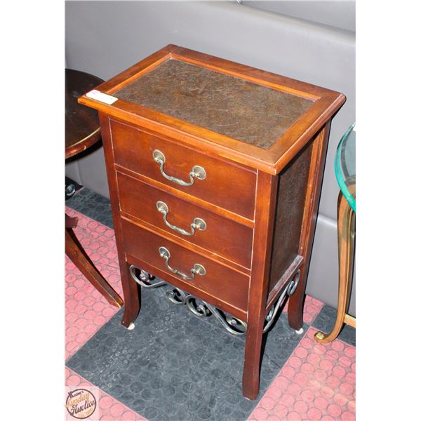 FLORAL DESIGN TOP JEWELRY DRESSER 29" X 18" X 12"