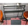 Image 1 : BLACK METAL TOWEL RACK 36" 8.5" X 28.5"
