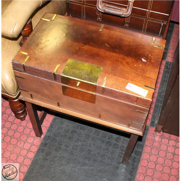 STANDING STORAGE CHEST 22" X 11" X 19"