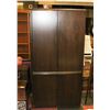 Image 1 : WALNUT FILE CABINET 71" X 36" X 19.5"