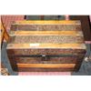 Image 1 : WOODEN STORAGE CHEST 14.5" X 12.5" X 24"