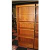 Image 1 : VINTAGE TEAK 5 TIER BOOKCASE 30.5" X 76" X 11.5"