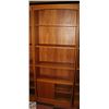 Image 1 : VINTAGE TEAK BOOKCASE WITH BOTTOM CABINET