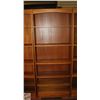 Image 1 : VINTAGE TEAK 5 TIER BOOKCASE 30.5" X 76" X 11.5"