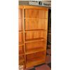 Image 1 : VINTAGE TEAK 5 TIER BOOKCASE 30.5" X 76" X 11.5"