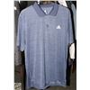 Image 1 : MEN'S ADIDAS NAVY GOLF SHIRT SIZE L