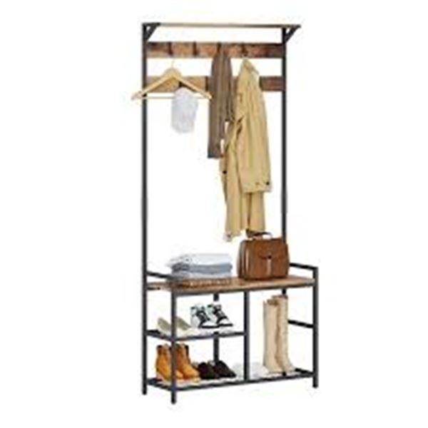 BRAND NEW HOMEKOKO COAT RACK SHOE BENCH
