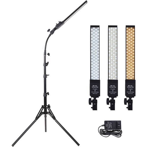 NEW 24W DIMMABLE BI-COLOR 3200-5500K LED STUDIO LI