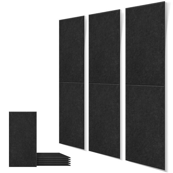 BRAND NEW YLCHOM 6PCS ACOUSTIC PANELS 24 X 12"