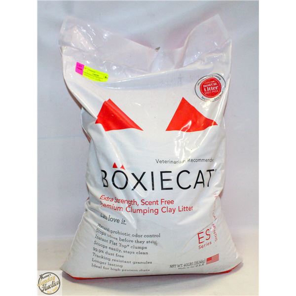 40LBS BOXIECAT PREMIUM CLUMPING CLAY LITTER