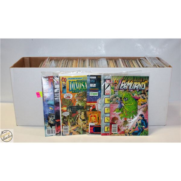 LONG BOX OF COMICS