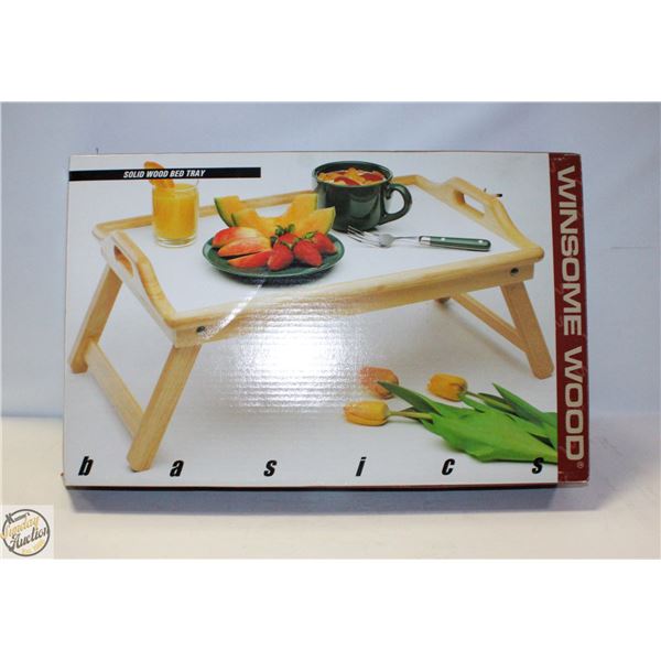 WINSOME SOLID WOOD BED TRAY