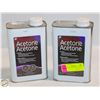 Image 1 : LOT OF 946 ML ACETONE WASH