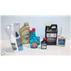 Image 1 : LOT OF SMALL ENGINE OILS & CHEMICALS