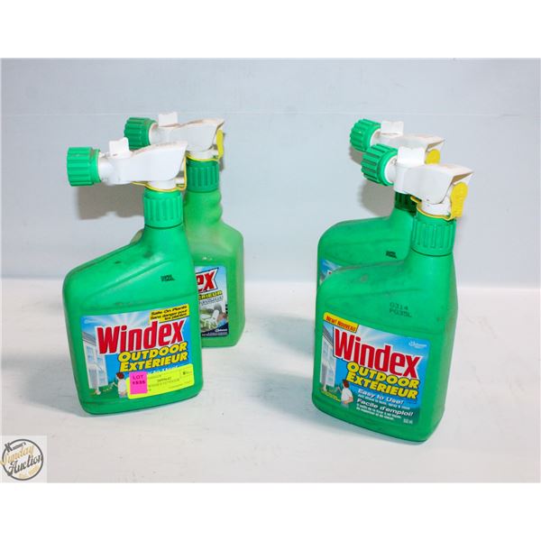LOT OF WINDEX OUTDOOR CLEANER