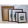 Image 1 : LOT OF 6 MATCHING PICTURE FRAMES (2 GOLD/4 RED)