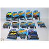 Image 1 : 13 BATMAN HOTWHEELS