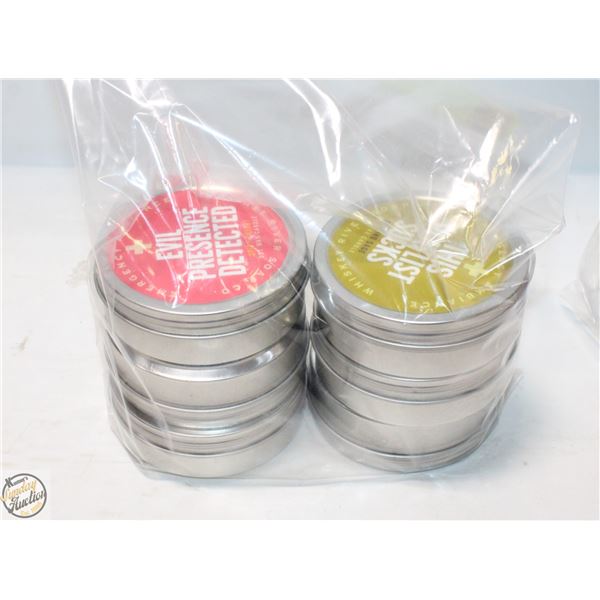 6 NEW EMERGENCY AMBIANCE WHISKY RIVER CO CANDLES
