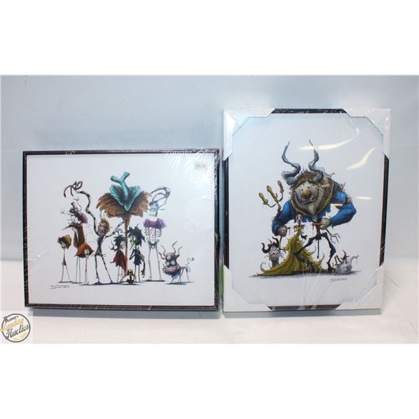 TWO NEW CREEPYFIED BOARD PRINTS BY DINO TOMIC