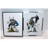 Image 1 : 2 NEW CREEPYFIED BOARD PRINTS BY DINO TOMIC