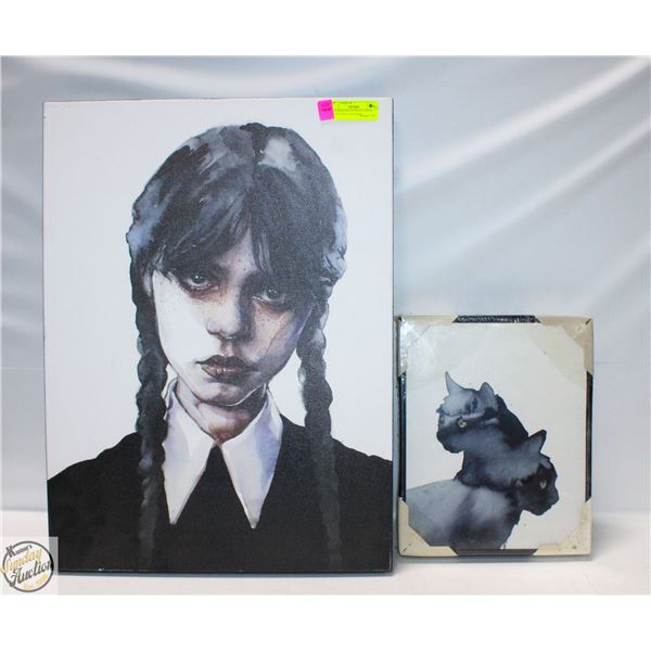 TWO NEW PRINTS FROM AGNES CECILE (ONE CANVAS &