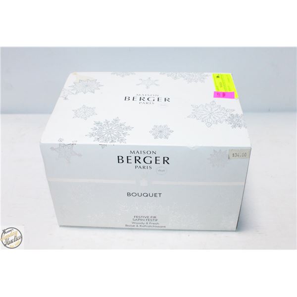 NEW MAISON BERGER FESTIVE OIL LAMPE BERGER