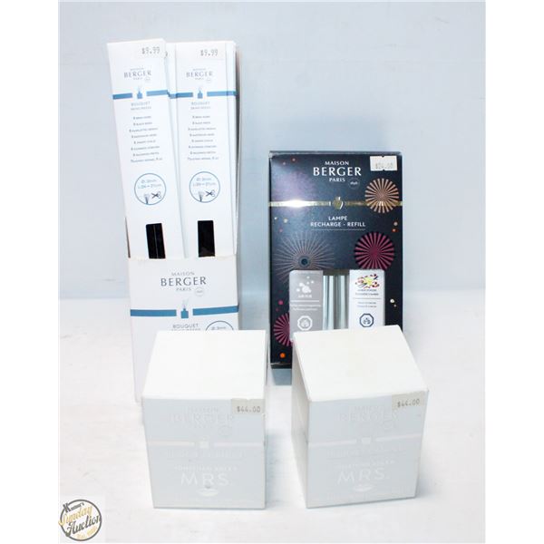 NEW MAISON BERGER REEDS SOLD WITH LAMPE REFILLS