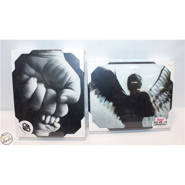 TWO NEW BOARD PRINTS "UNTITLED" BY DINO TOMIC &