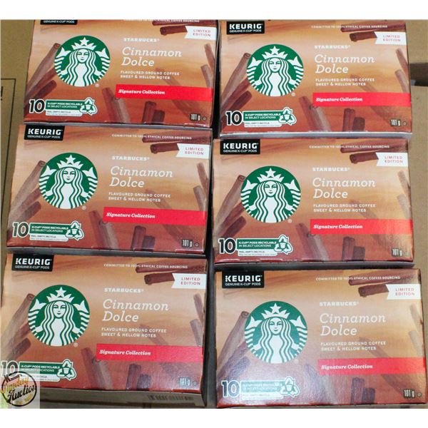 CASE WITH 6 BOXES OF 10 CINNAMON DOLCE COFFEE