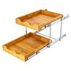 Image 1 : NEW 2-TIER PULL OUT CABINET KITCHEN PANTRY DRAWER