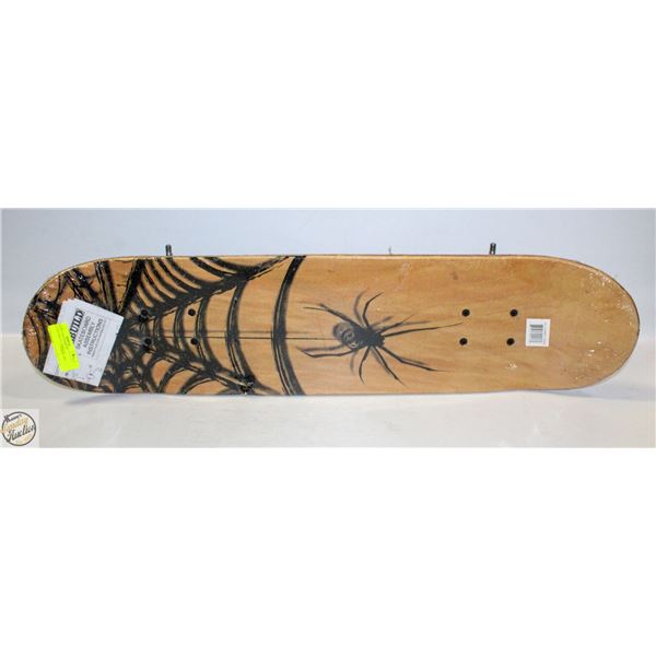 UNUSED UNASSEMBLED SKATEBOARD (NO WHEELS)