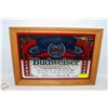 Image 1 : BUDWEISER 15" X 22" MIRROR WALL HANGING