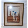 Image 1 : FRAMED ARABIAN SAND ART PICTURE