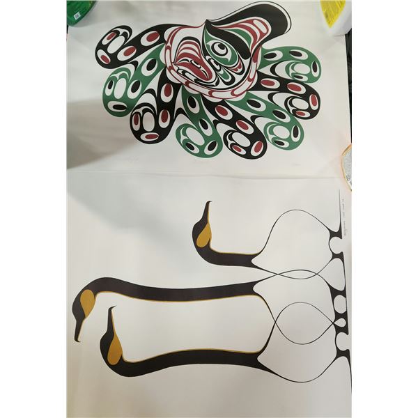 2 INDIGENOUS ART PRINTS (BENJAMIN CHEE
