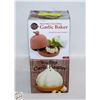 Image 1 : NEW IN BOX'S (2) TERRA COTTA GARLIC